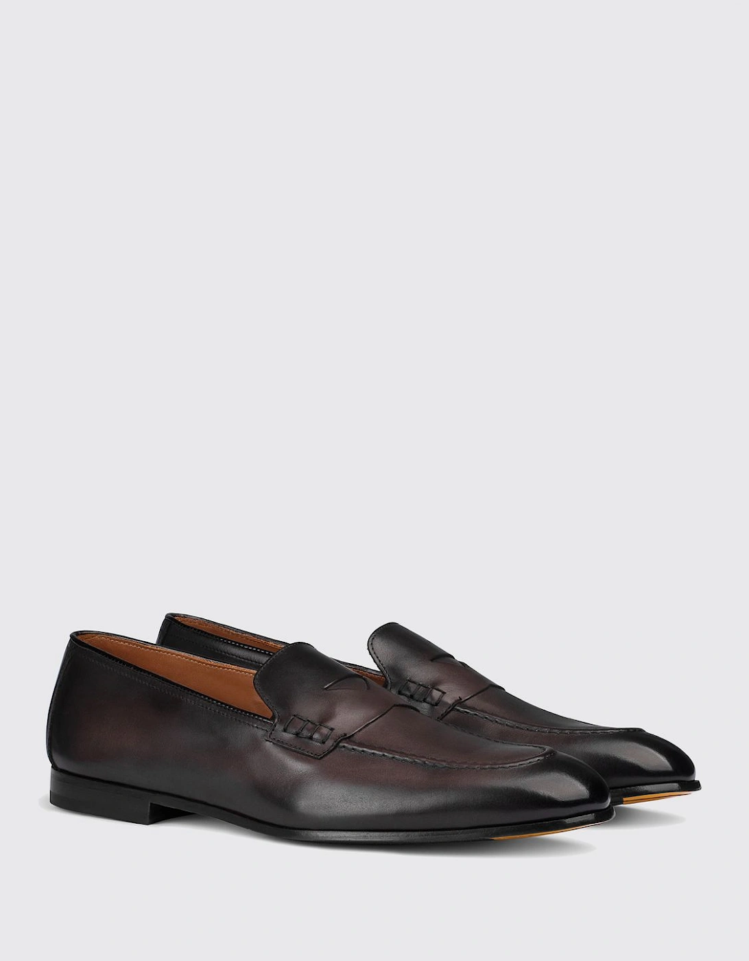 Leather Penny Loafers Classic Style