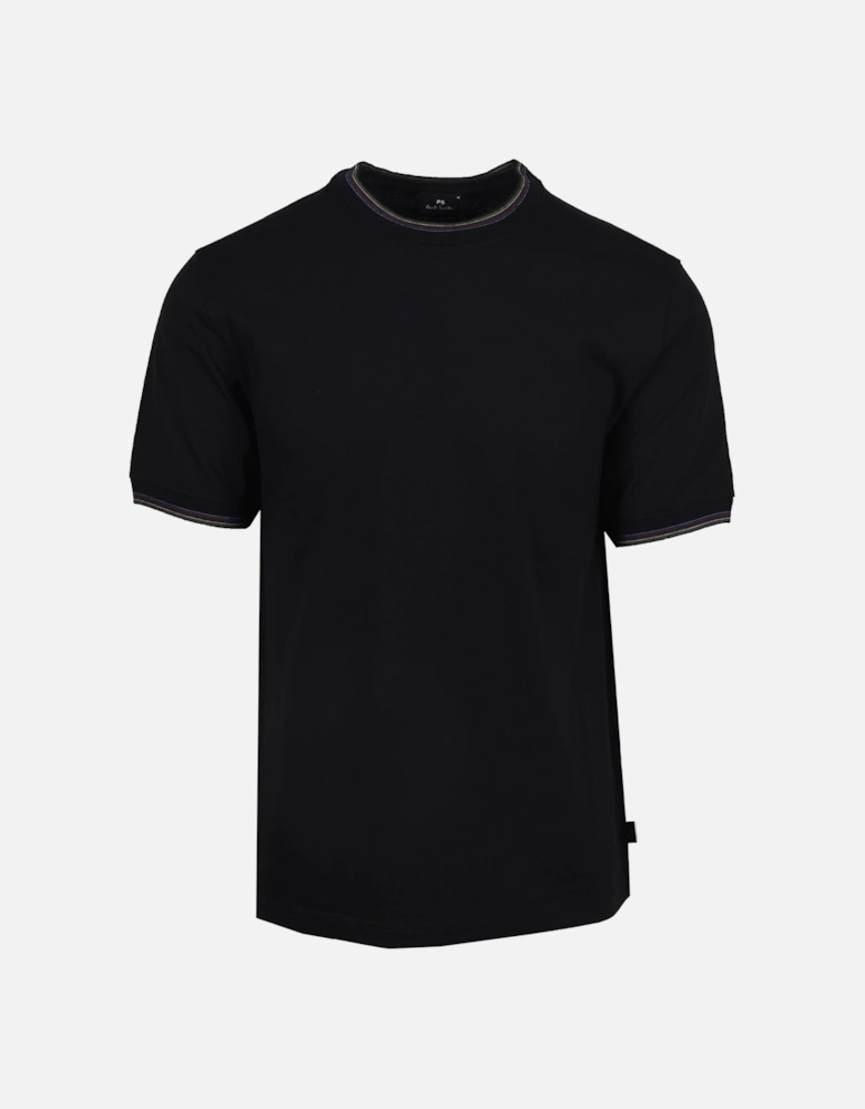 Reg Fit T-Shirt Sports Stripe Black