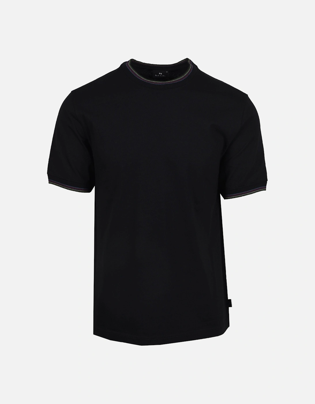 Reg Fit T-Shirt Sports Stripe Black, 5 of 4