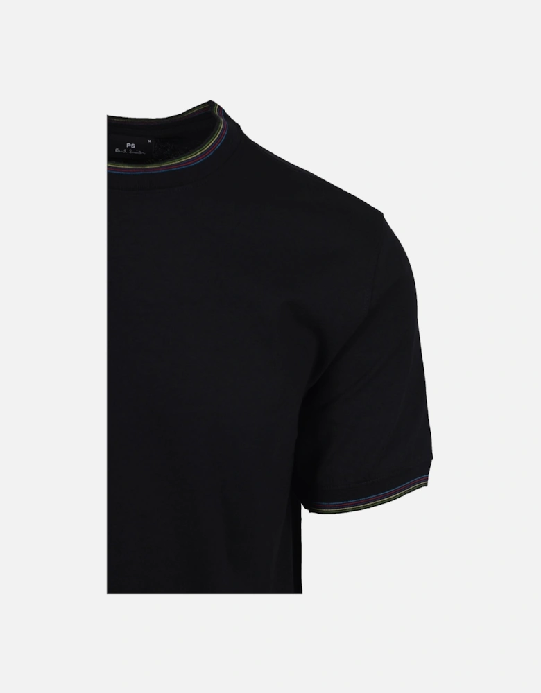 Reg Fit T-Shirt Sports Stripe Black