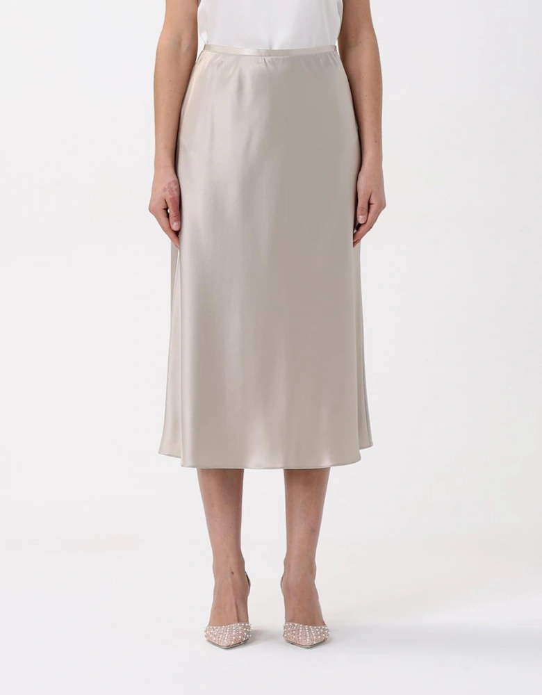 Silk Midi Skirt