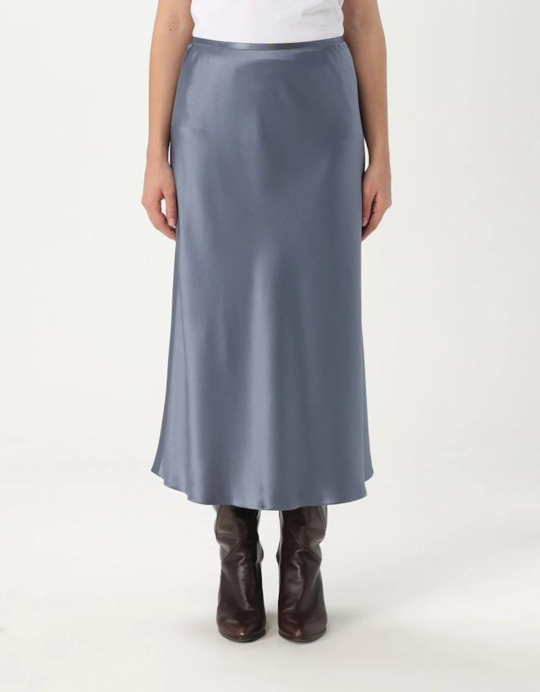 Silk Midi Skirt