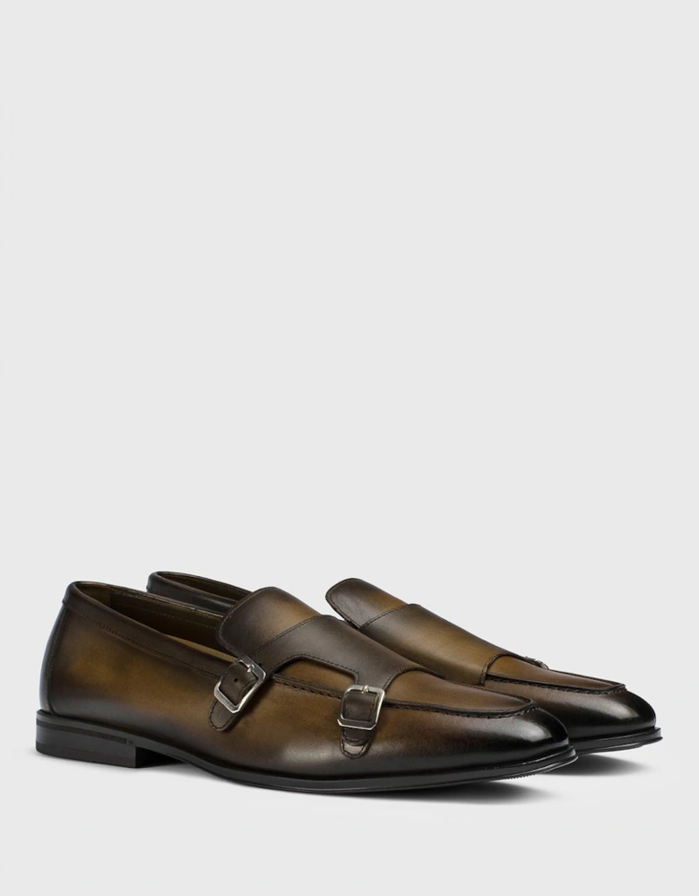 Double Monk Strap Loafers
