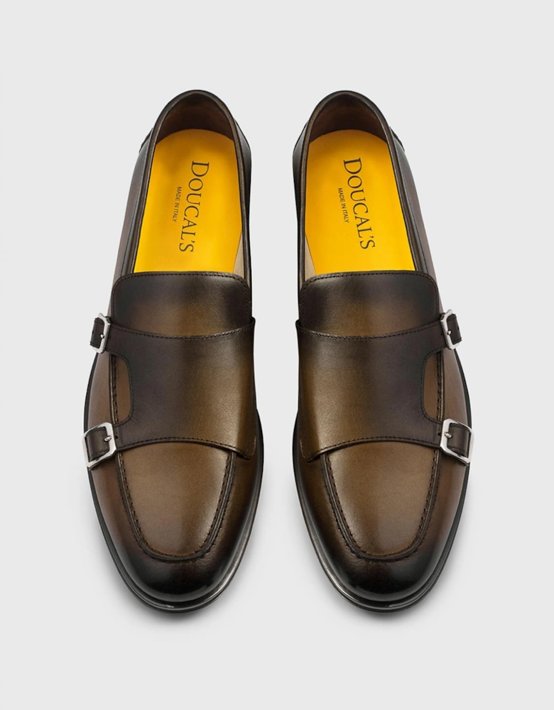 Double Monk Strap Loafers