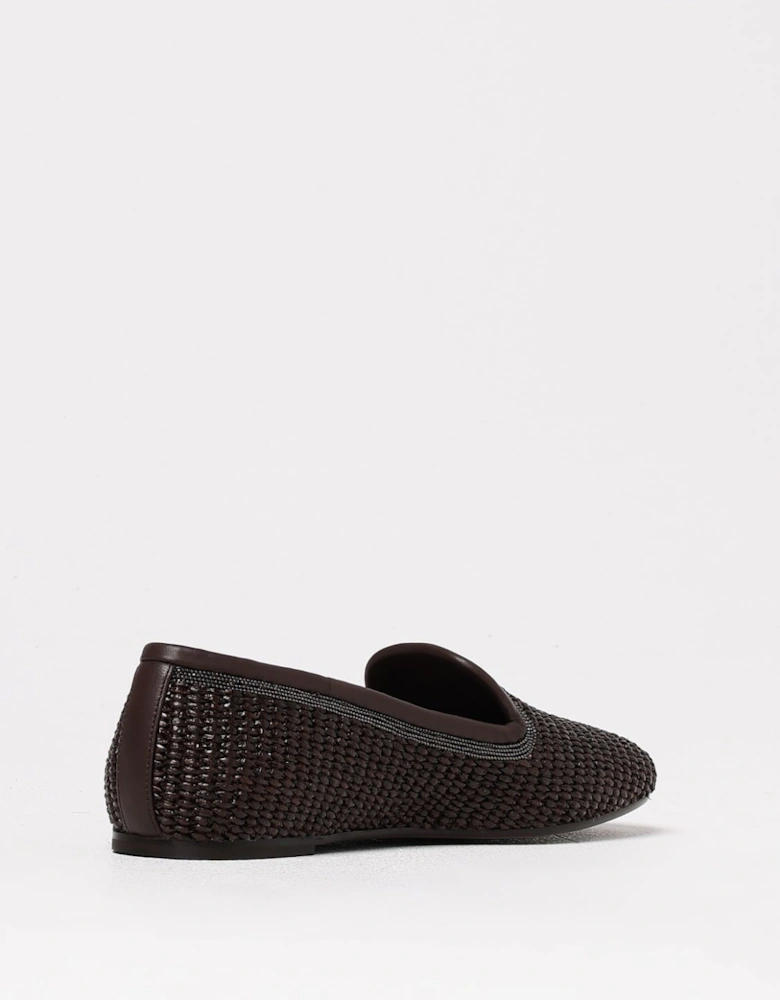 Woven Leather Loafers