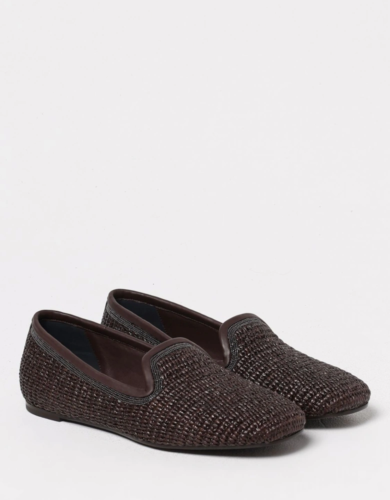 Woven Leather Loafers