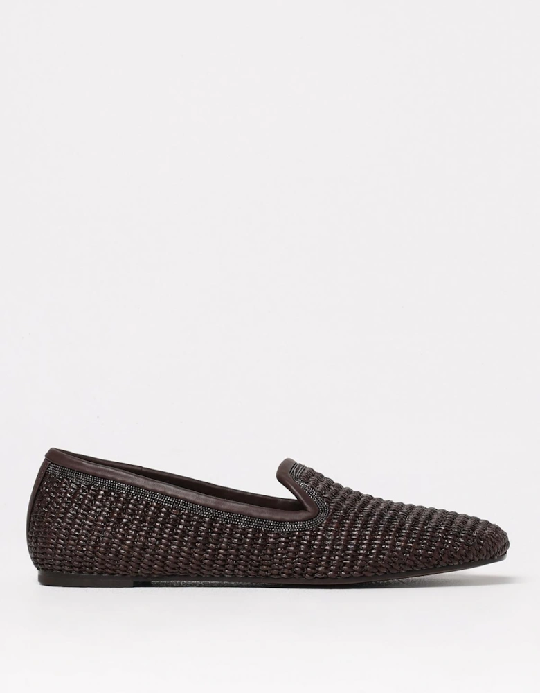 Woven Leather Loafers