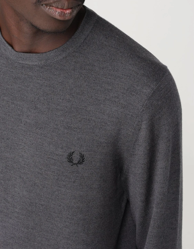 Merino Wool Crew Knit Sweater