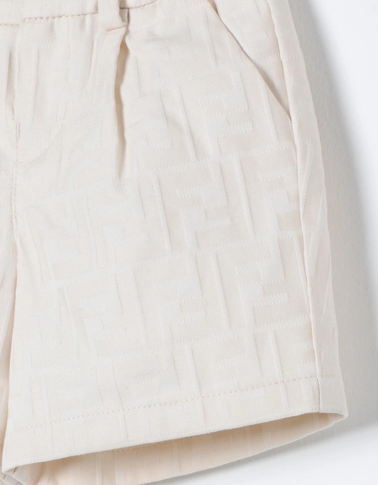 Kids Shorts Embossed Pattern