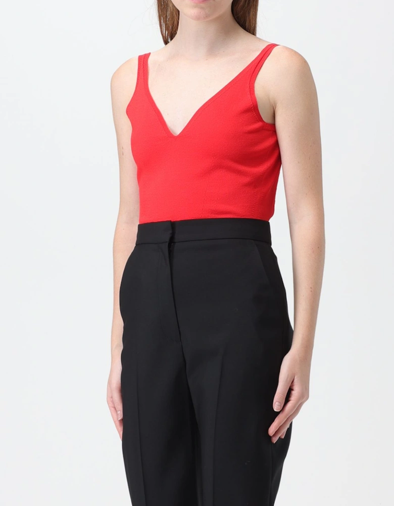 SlimFit VNeck Knit Top