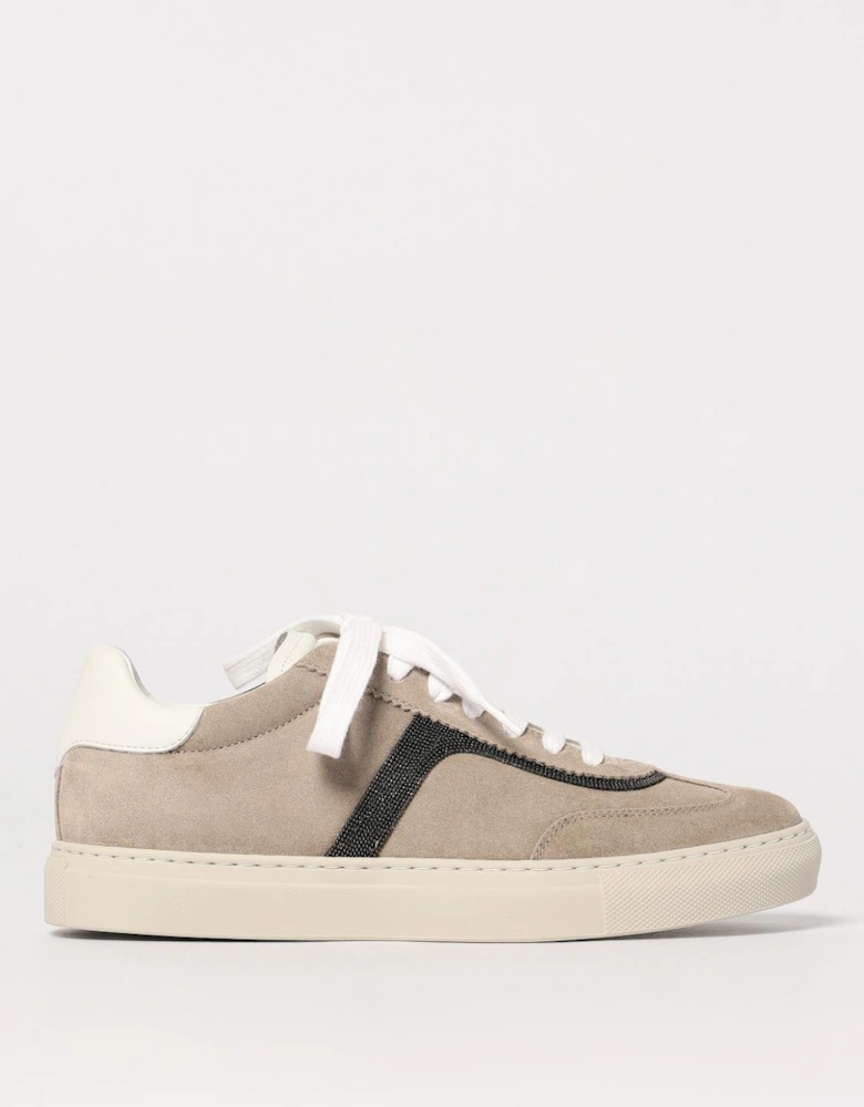 Suede Leather Low Top Sneakers