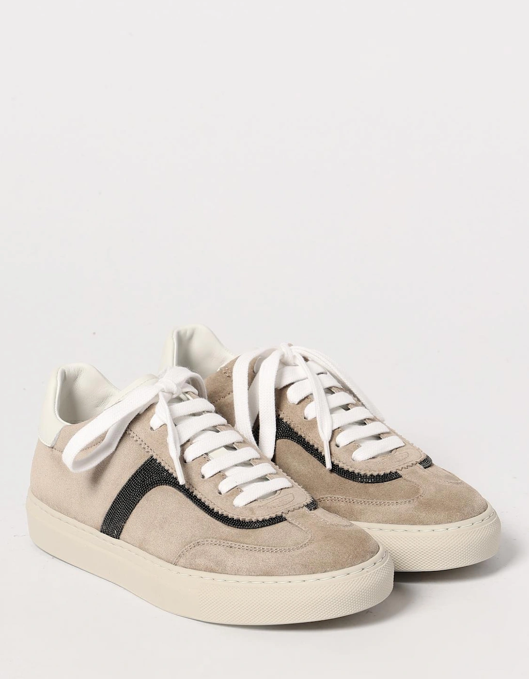 Suede Leather Low Top Sneakers
