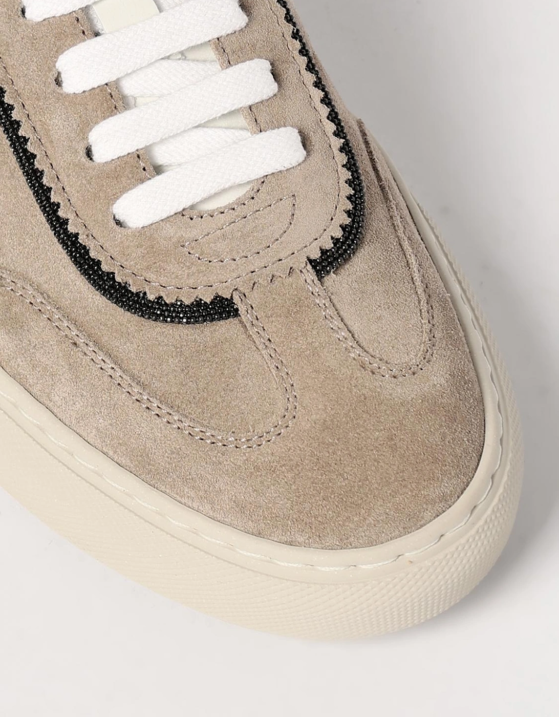Suede Leather Low Top Sneakers