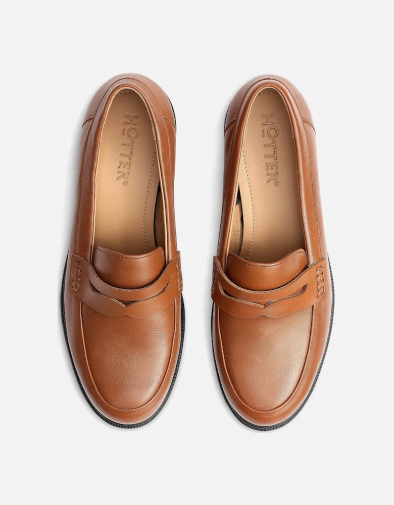 Dorset Womens Penny Style Loafers