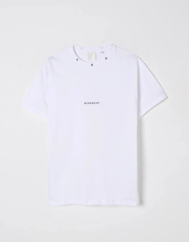 Star Neckline Short Sleeve Tee