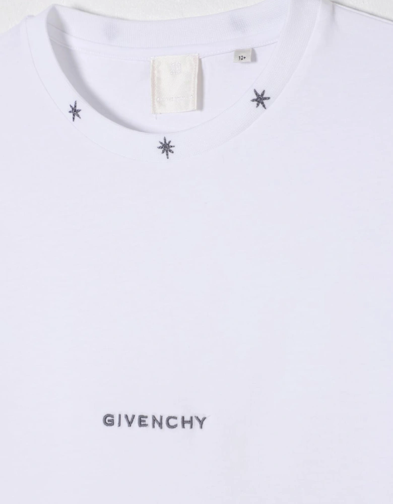 Star Neckline Short Sleeve Tee