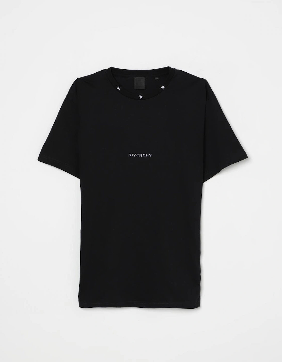 Star Neckline Short Sleeve Tee