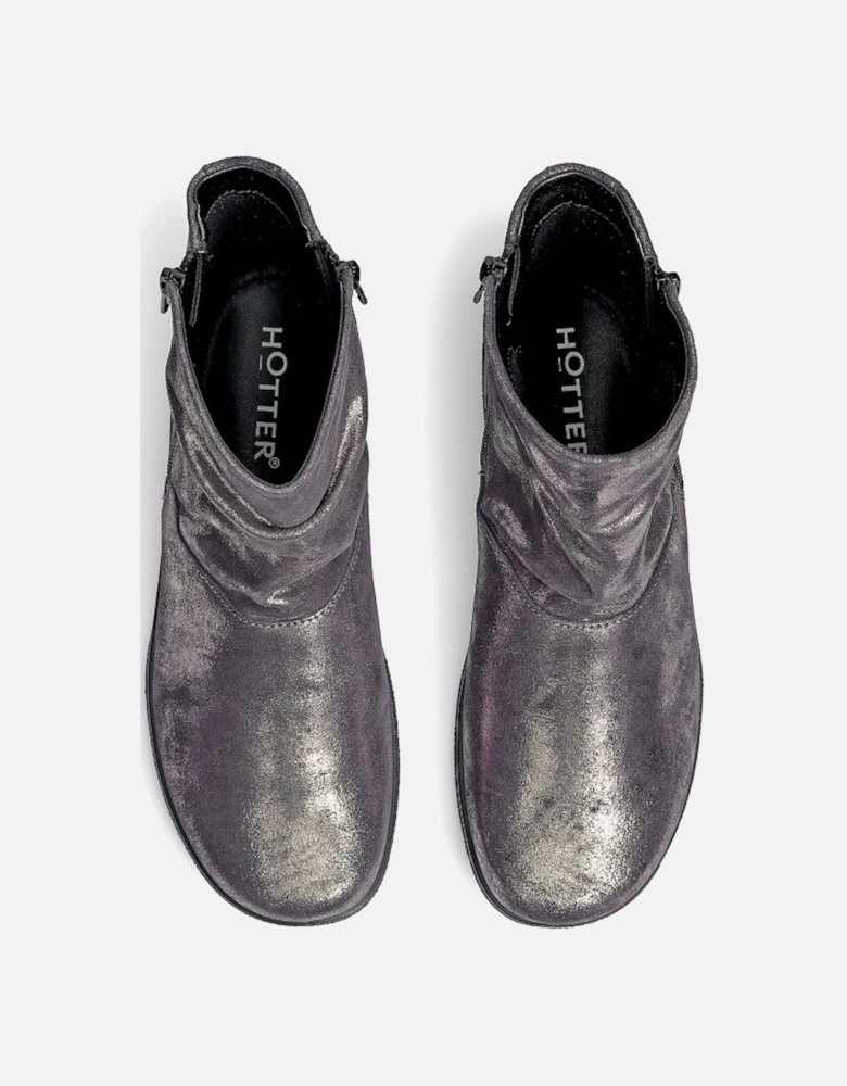 Whisper Womens Wide Fit Ankle Boots