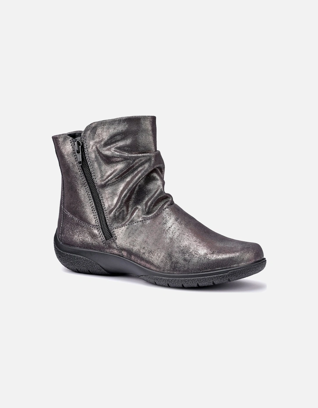 Hotter Women's Whisper Womens Wide Fit Ankle Boots - Black - Size: 5.5