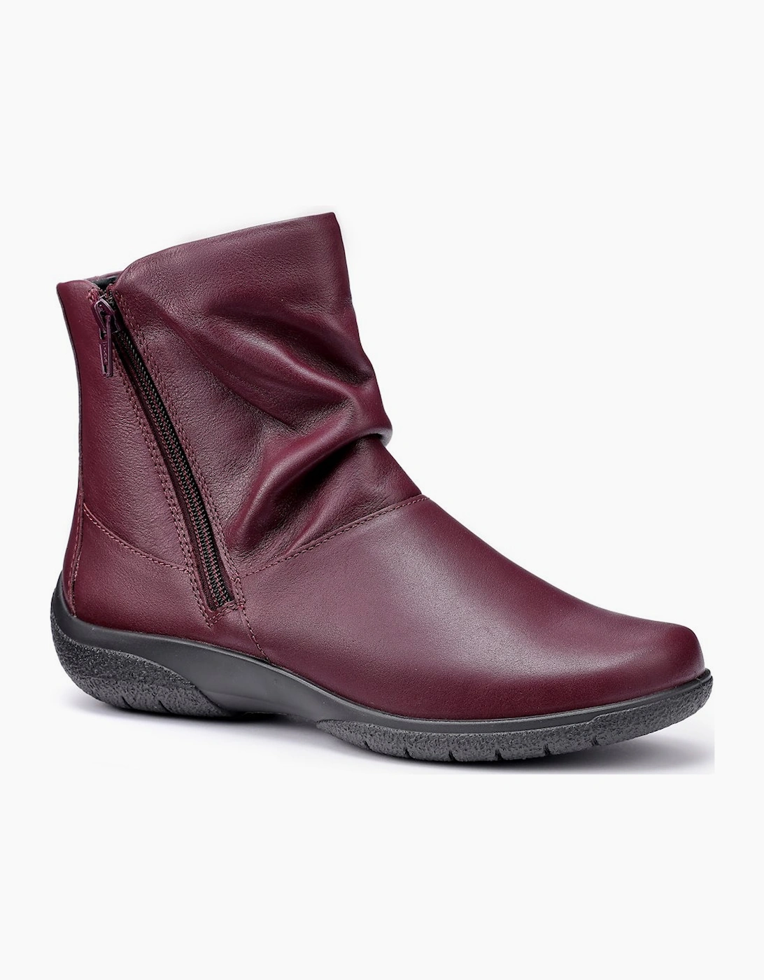 Hotter Women's Whisper Womens Wide Fit Ankle Boots - Red - Size: 4.5