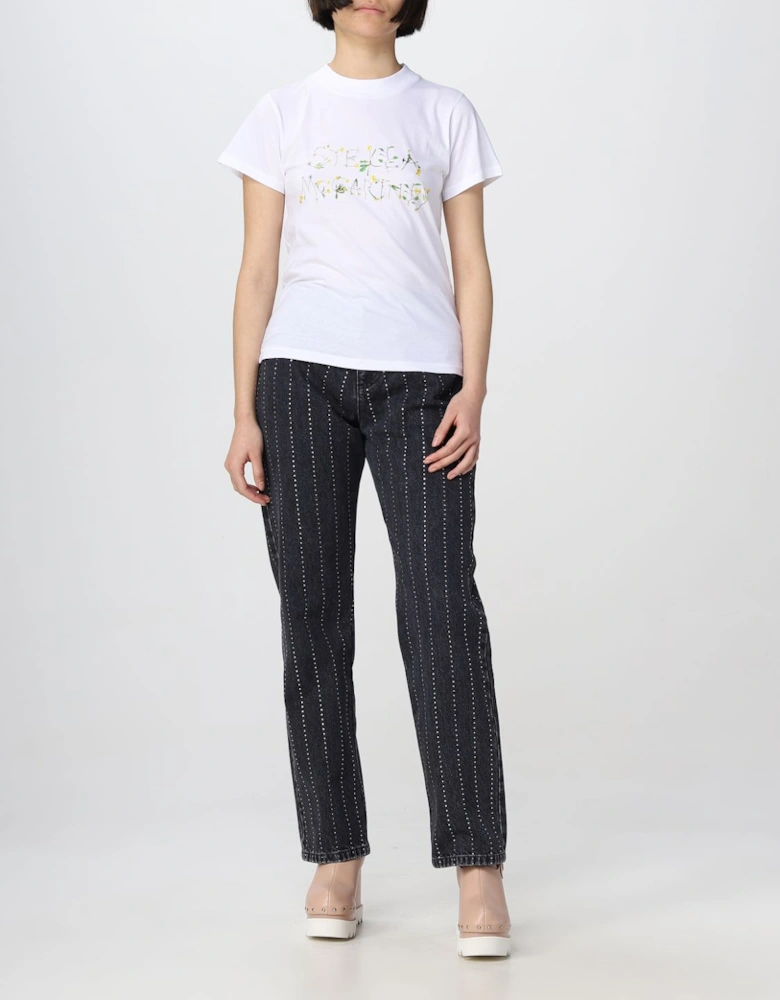 Floral Logo Organic Cotton TShirt