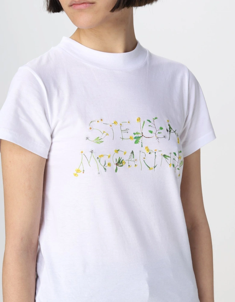 Floral Logo Organic Cotton TShirt