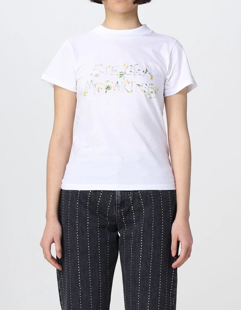 Floral Logo Organic Cotton TShirt