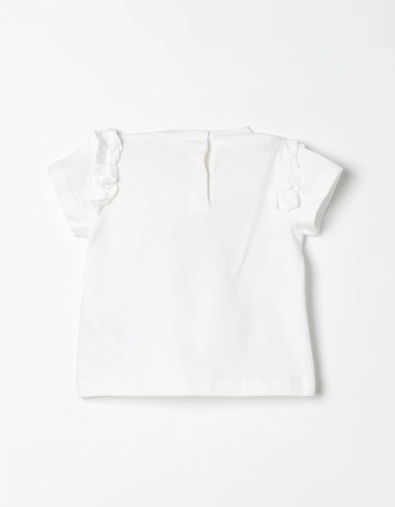 Girls Cupcake TShirt Ruffle Sleeves
