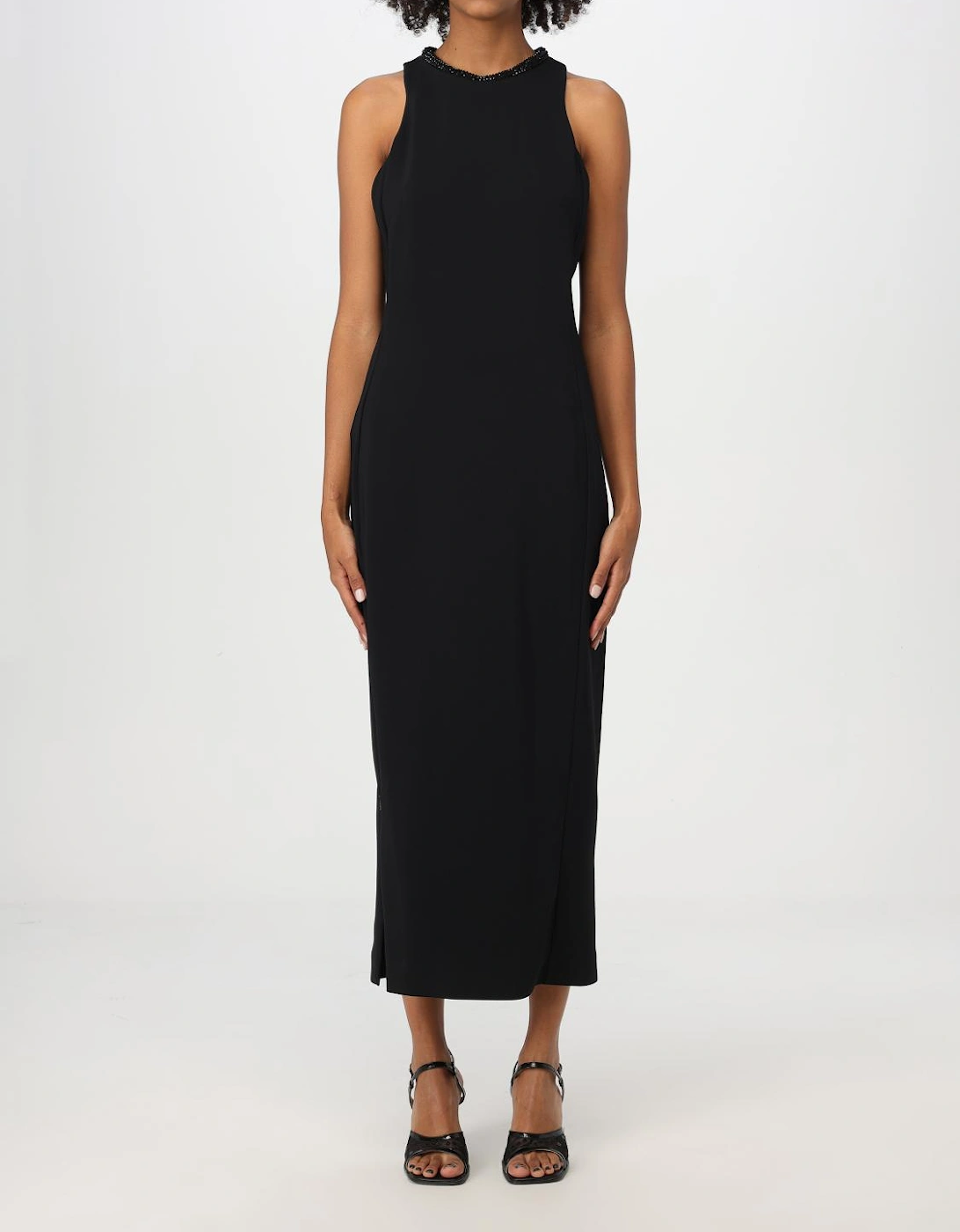 Embellished Neck Midi Dress, 4 of 3