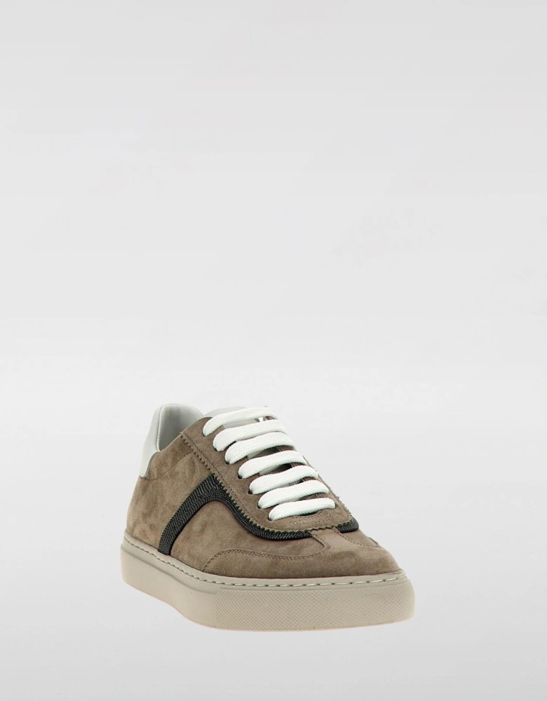 Suede Leather LowTop Sneakers