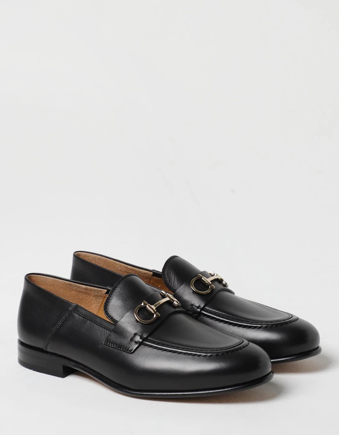 Leather Loafers Gancini Bit