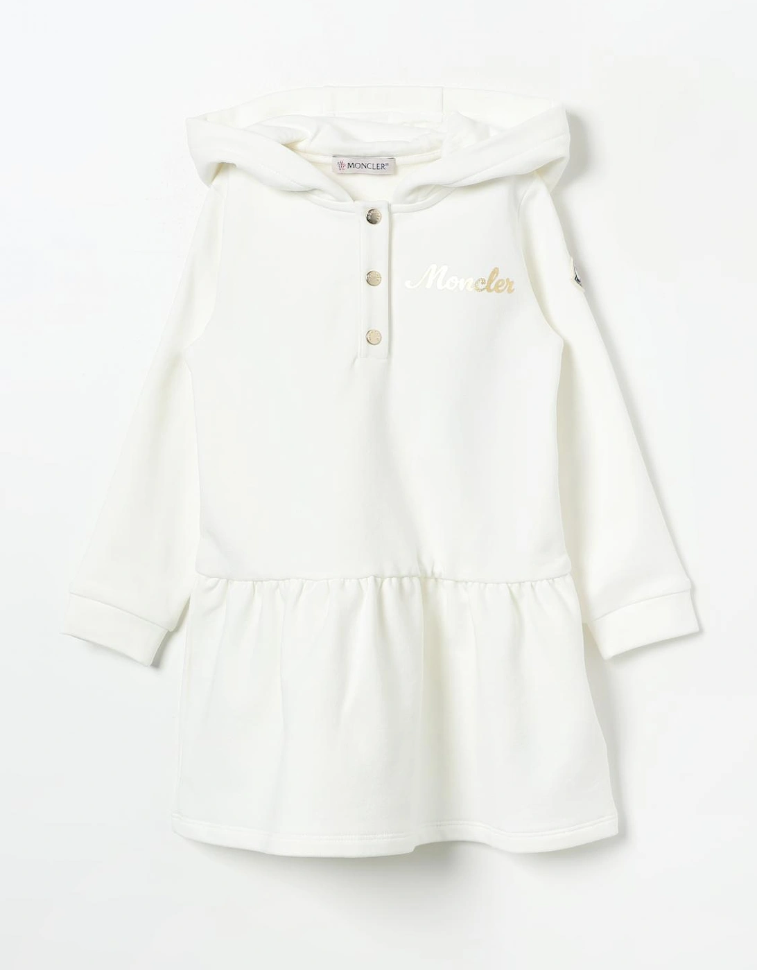 Hooded Dress Ruffled Hem Casual, 4 of 3