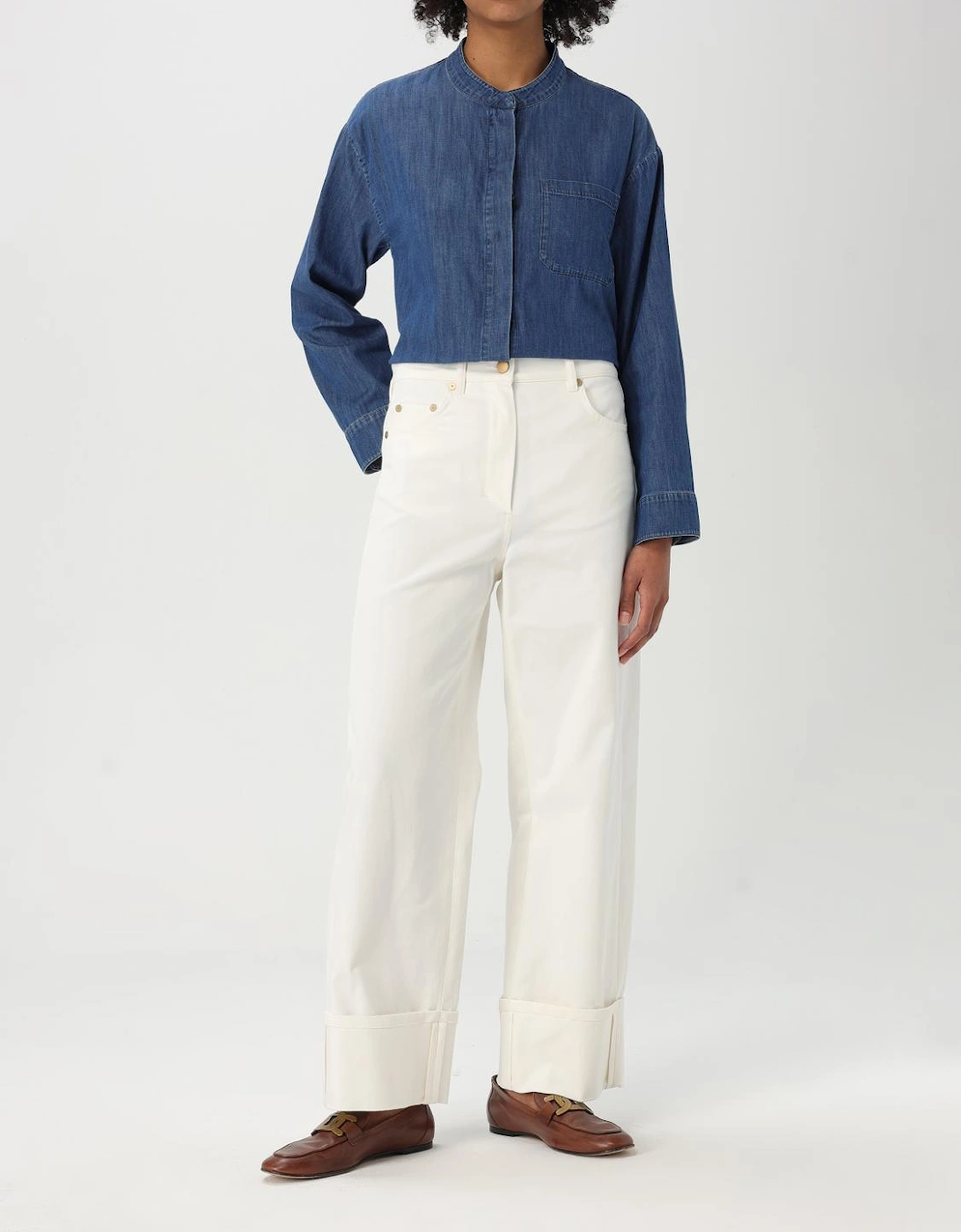 Wide Leg Cuffed Pants, 8 of 7