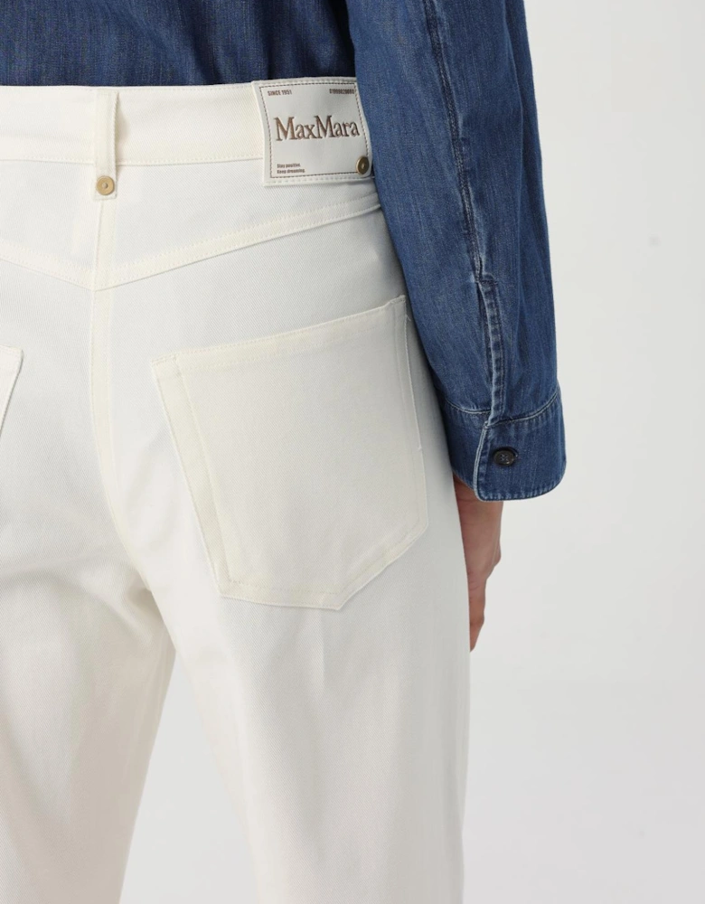 Wide Leg Cuffed Pants