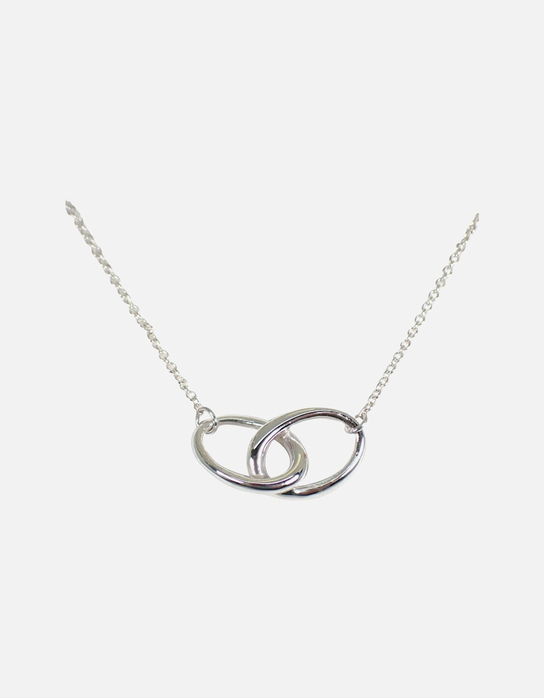 Interlocking Circles Pendant Necklace Silver, 13 of 12