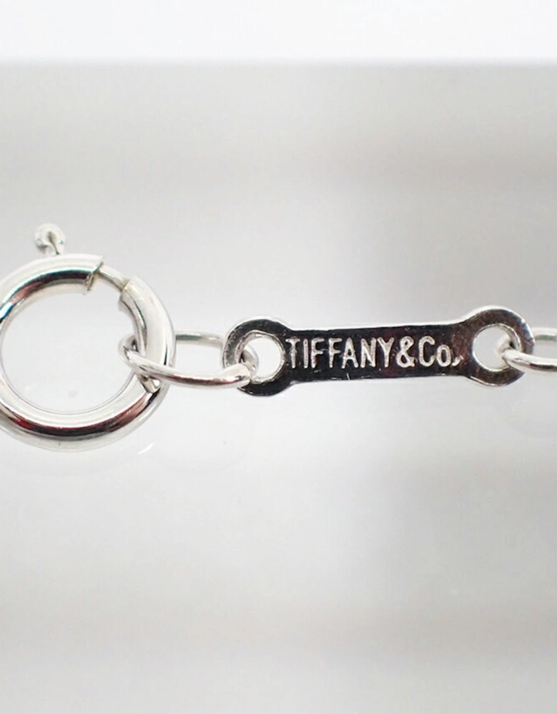 Interlocking Circles Pendant Necklace Silver