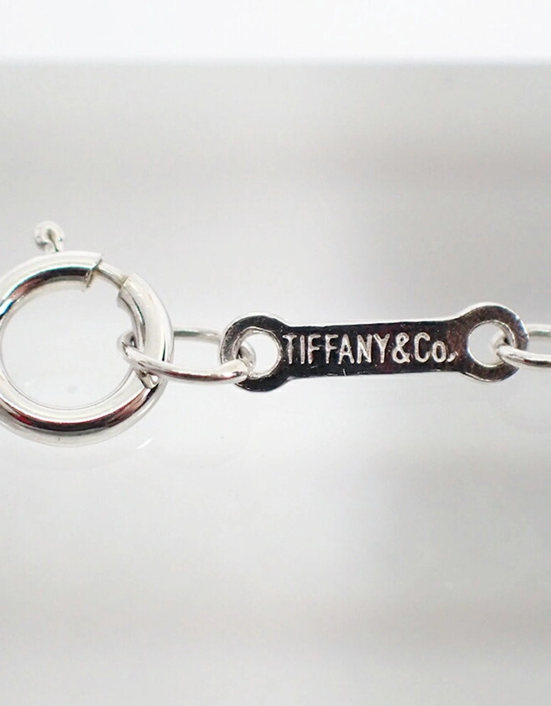 Interlocking Circles Pendant Necklace Silver