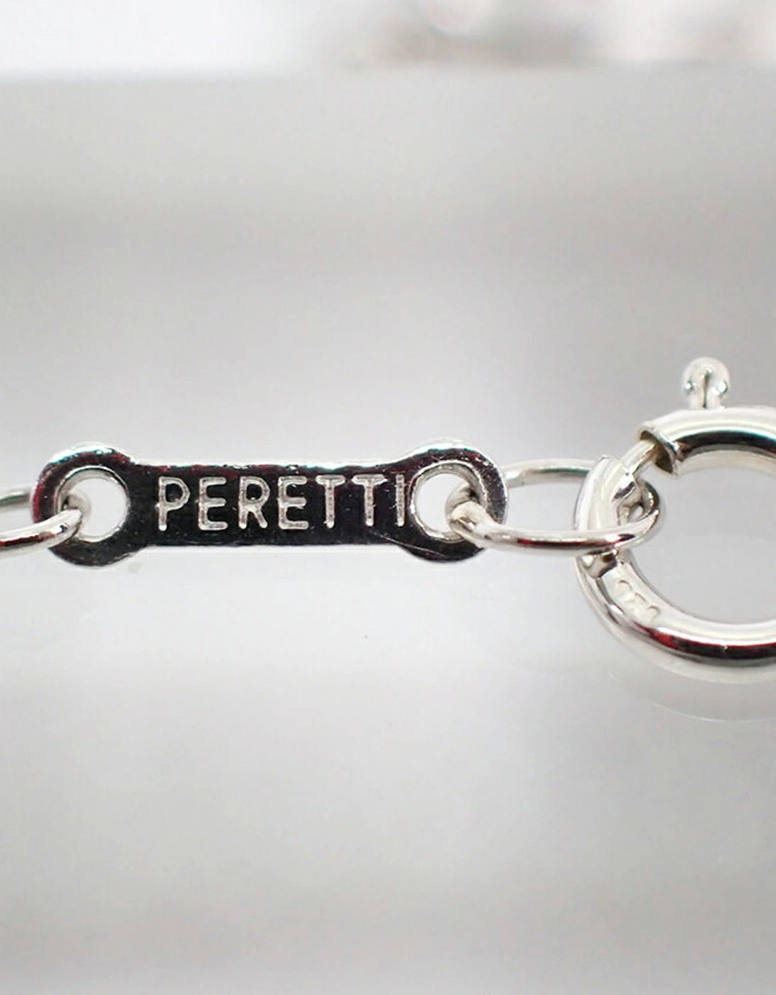Interlocking Circles Pendant Necklace Silver
