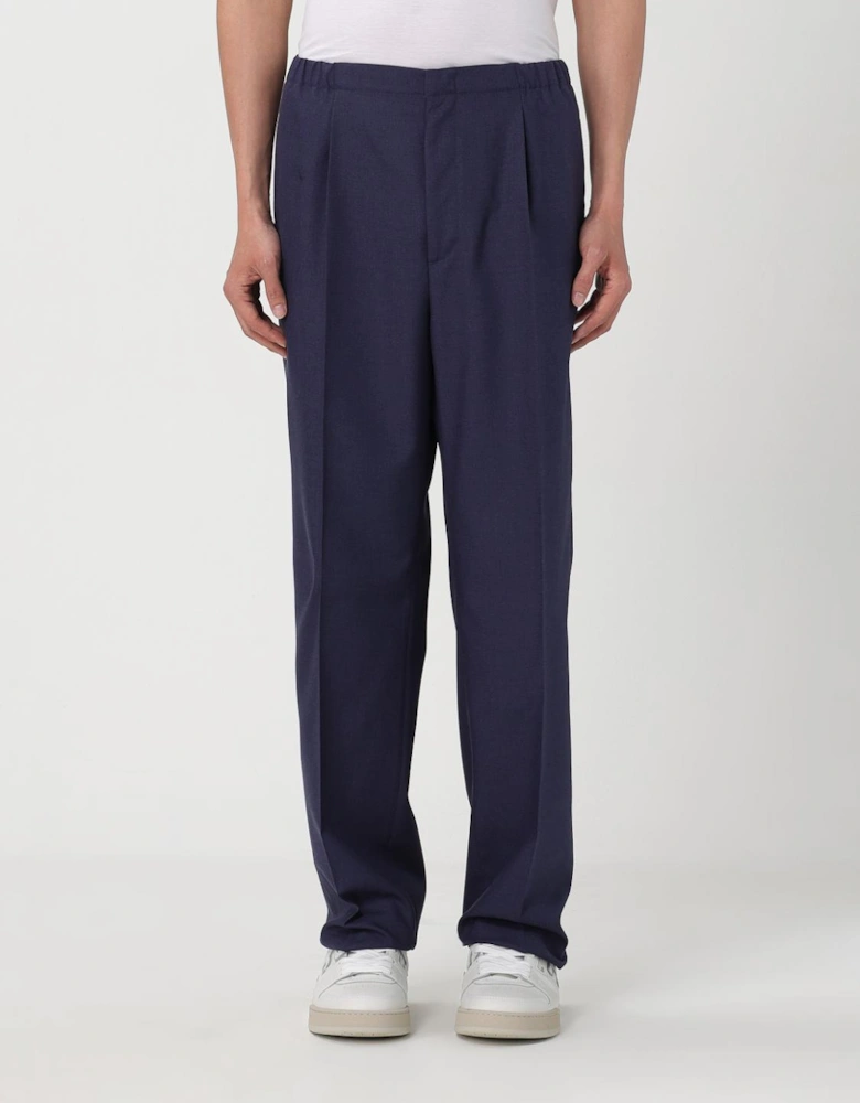 Woolen Trousers Relaxed Fit
