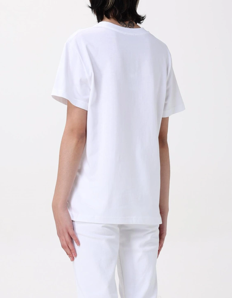 Floral Embroidered ShortSleeve Tee