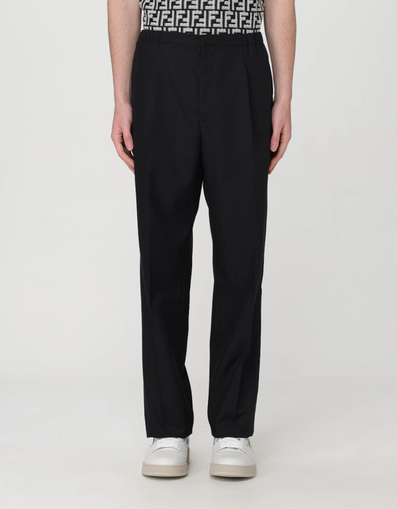 Woolen Trousers Relaxed Fit
