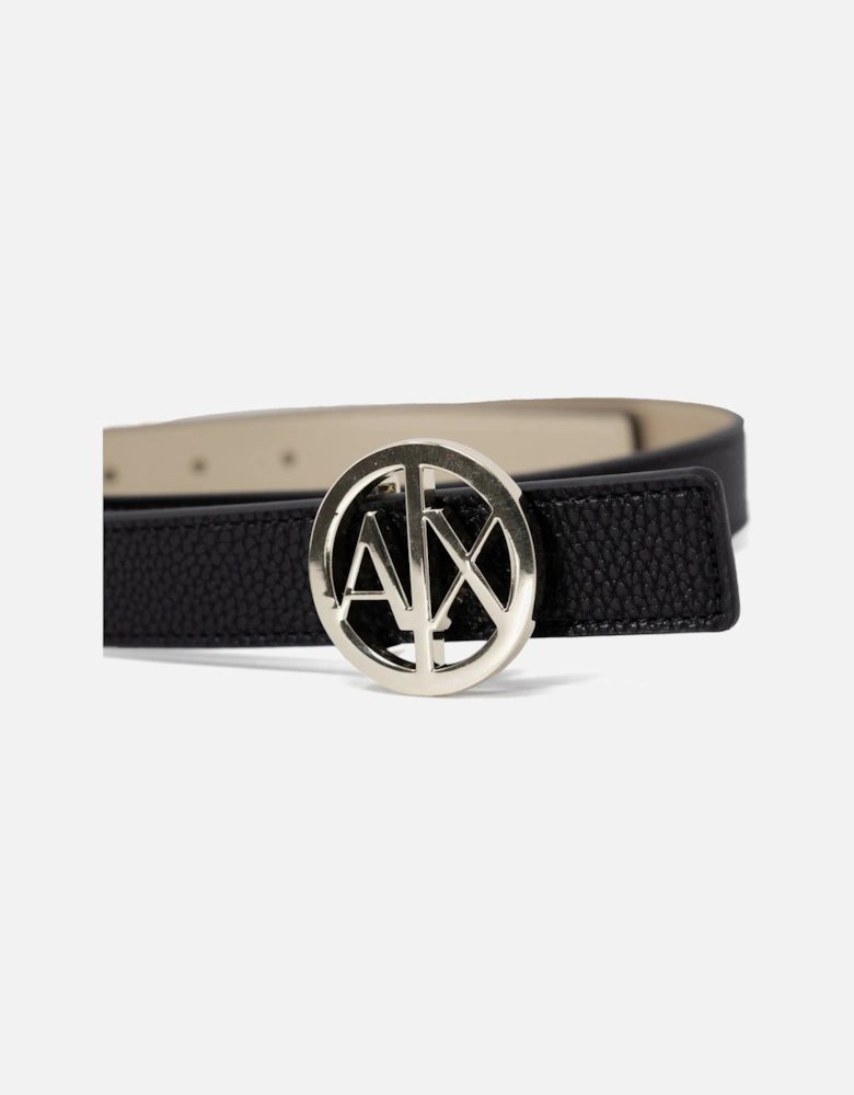 AX Logo Leather Belt