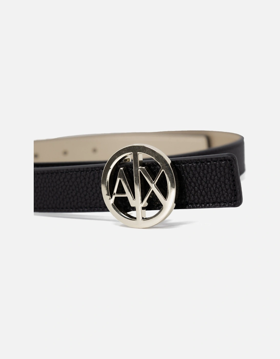 AX Logo Leather Belt
