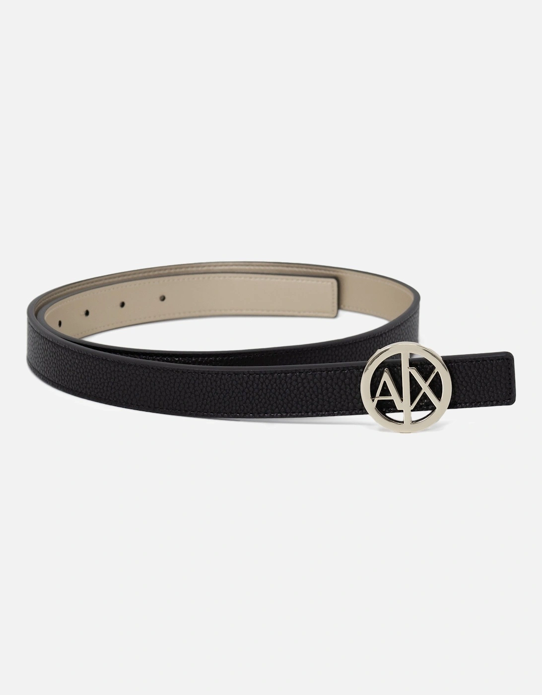 AX Logo Leather Belt, 4 of 3