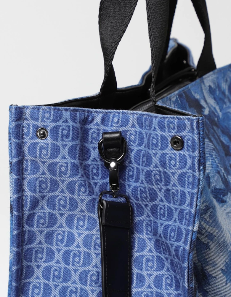 Floral Print Tote Bag