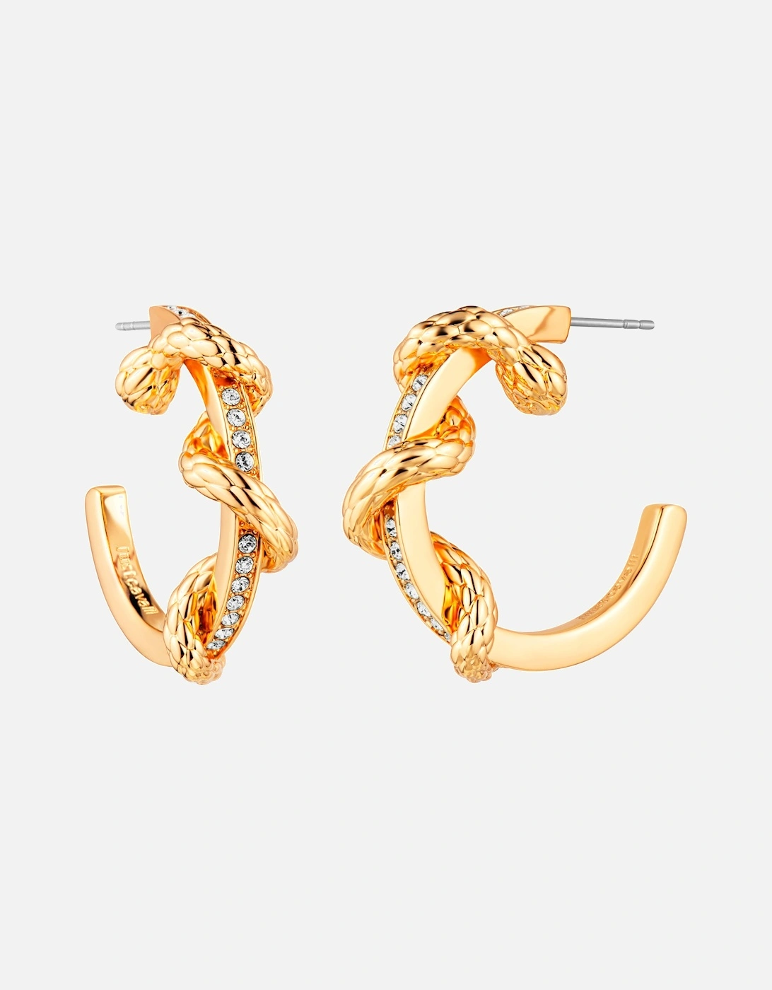 Rope Knot Crystal Earrings, 2 of 1