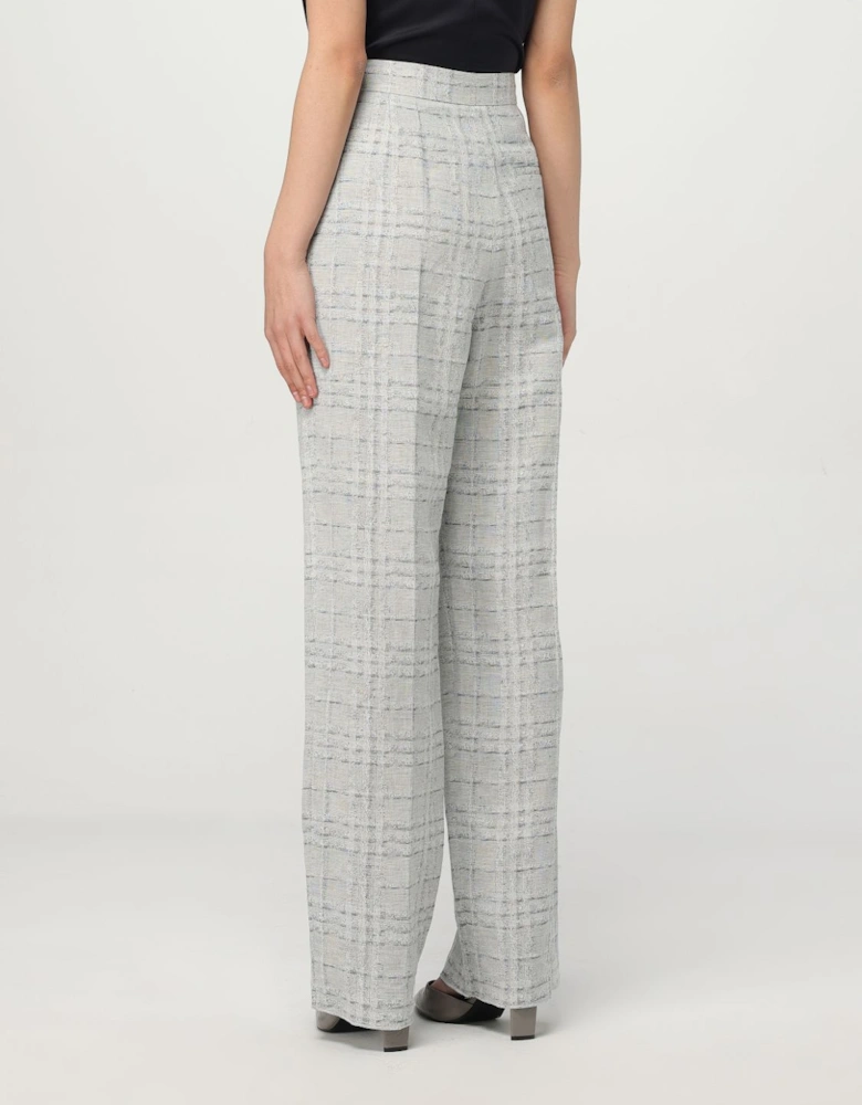 Pleated Wide Leg Trousers