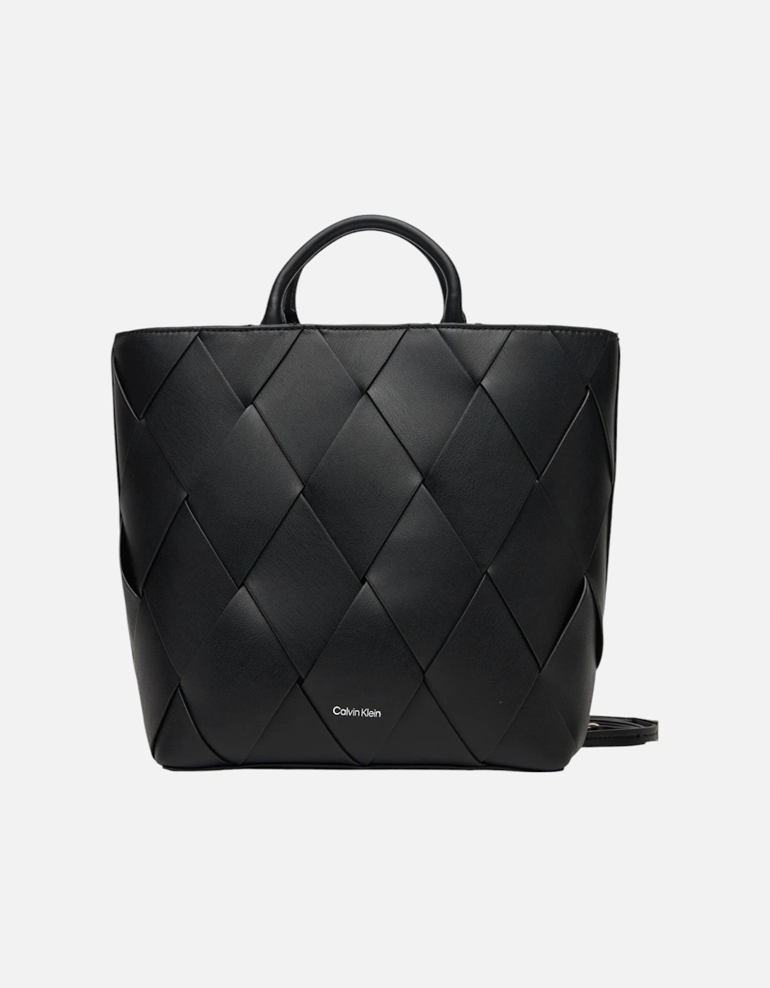 Woven Structured Tote Bag, 4 of 3