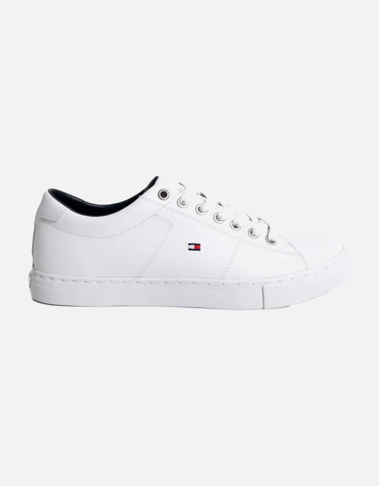 Leather Slip-On Lace-Up Sneakers