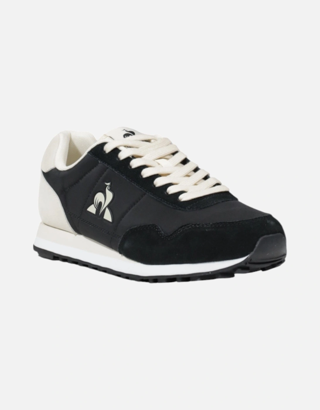Sporty Plain Lace-Up Sneakers with Rubber Sole